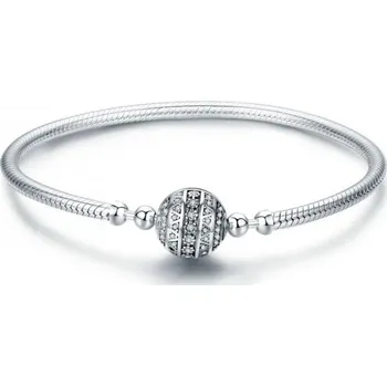 Náramek Elenys stříbrný náramek na přívěsky Třpytivá elegance Velikost: 19 cm