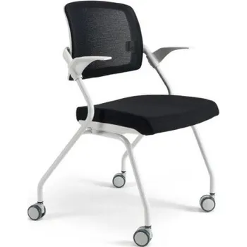 Jednací židle - U20 White - Černá