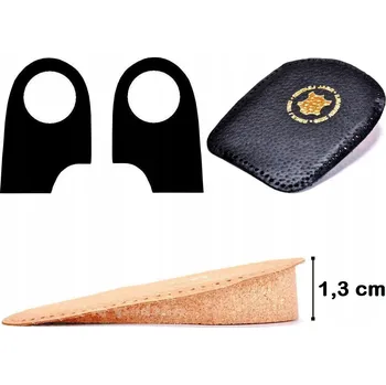 Obraz 36/41 ČERNÉ Tlumící podpatěnky na PATNÍ OSTRUHU ZVYŠUJÍCÍ 13 mm + 1,3 CM