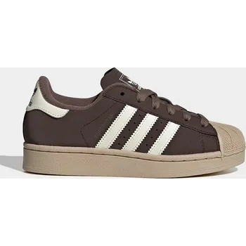 Chlapecké tenisky Dětské tenisky adidas Originals SUPERSTAR II KJ4545 hnědá 89X, EUR 35.5