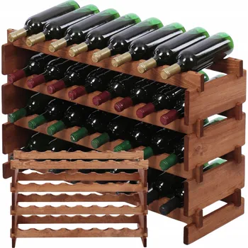 Stojan na víno Stojan na víno modulární regál na lahve 4x8 lahví - PRO VŠECHNY TYPY LAHVÍ