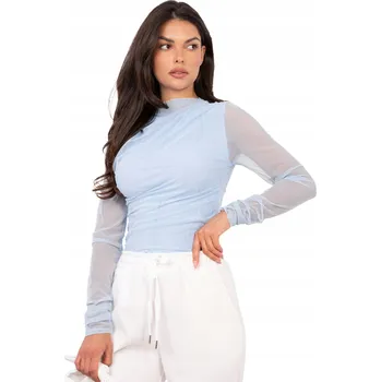 Dámská halenka Italy Moda halenka dlouhý rukáv střih přiléhavý univerzální velikost