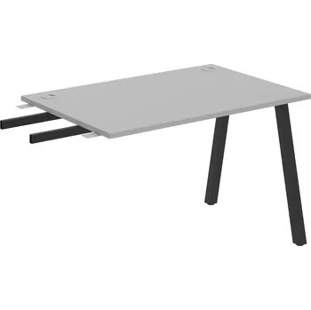 Psací stůl Stůl pracovní k řetězení úzký UE A 1200 RU - ŠEDÁ , ČERNÁ