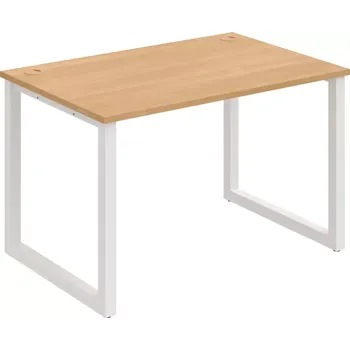 Psací stůl Kancelářský stůl US O 1200 - DUB , BÍLÁ