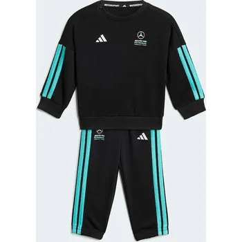 Dětská tepláková souprava s bavlnou adidas Performance MERCEDES KE5933 černá 99X, vel. 104