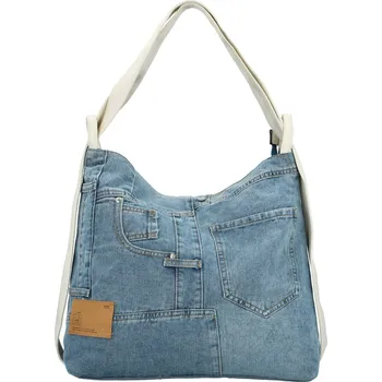 Kabelka Módní dámský textilní kabelko-batoh Folos, krémový