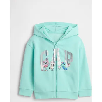 Dětská móda GAP dětská mikina bavlna zelená, velikost 98