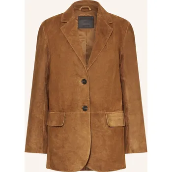 Dámské sako Allsaints Dámský Kožený Blejzr Arna, koňaková, 28