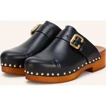 Dámské sandále Chloé Dámské Dřeváky Jeannette S Nýty, 001 black, 37