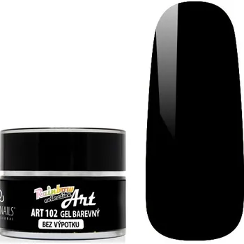 Přípravek na nehty UV/LED gel barevný Art - Černý 5g - bezvýpotku