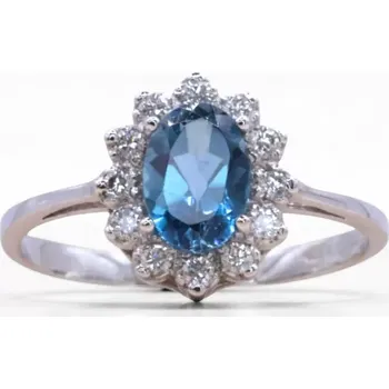 Prsten London Blue topaz prsten