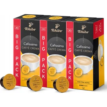 Kapsle do Cafissimo Tchibo Cafissimo Caffe Crema 30 ks