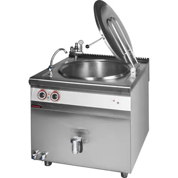 Varná konvice KROMET Elektrická varná konvice s nepřímým ohřevem, 150 l, 18,5 kW, 900x900x900 mm | KROMET, 900.BEK-150.2