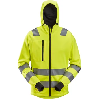 Pánská mikina Reflexní mikina AllroundWork na zip, třída 2/3 žlutá vel. XS Snickers Workwear Velikost: XXXL