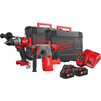 Sada nářadí MILWAUKEE M18FPP2AC-503X M18 FUEL Sada nářadí, 3x 5,0 Ah 4933464901