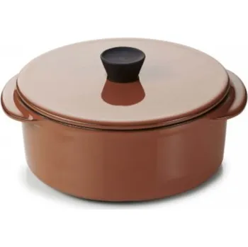 Revol Caractére zapékací mísa s víkem pr. 12 cm, skořice