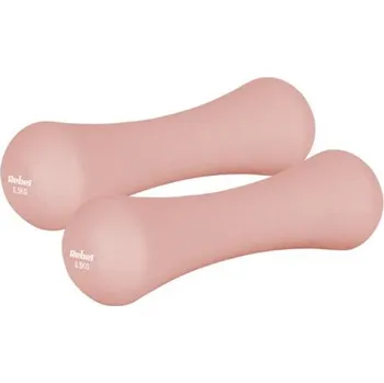 Sada činek z litiny a neoprenu REBEL RBA-2329-0.5 2x0,5kg