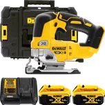 DEWALT 18V XR Aku přímočará pila, 2x 5,0 Ah DCS334P2-QW