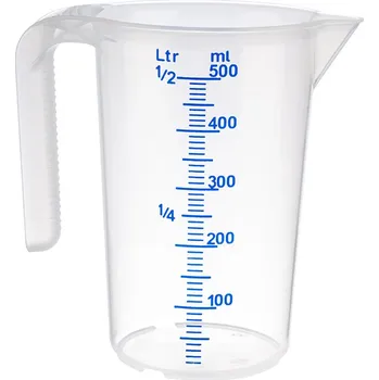 APS Polypropylenová odměrka s odměřováním 0,5 l | APS, 30061
