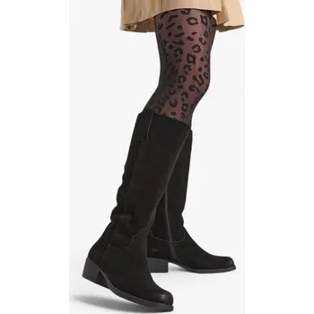 Dámské kozačky Sergio Leone dámské kozačky ke kolenům na blokovém podpatku, velikost 39