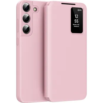Pouzdro na mobilní telefon Techsuit - Řada SmartView - Samsung Galaxy S22 Plus 5G - růžová