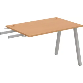 Psací stůl Stůl pracovní k řetězení úzký UE A 1200 RU - BUK , ŠEDÁ