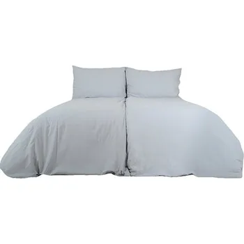 Povlečení B.E.S. - Petrovice Povlečení jednobarevné, krep, hotel kapsa 140 × 200 + 70 × 90 cm - šedé