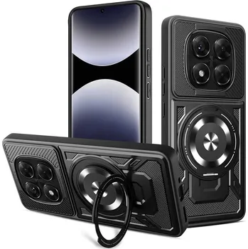 Pouzdro na mobilní telefon Kryt Techsuit RuggedCam pro Xiaomi Redmi Note 14 Pro 5G - Černý