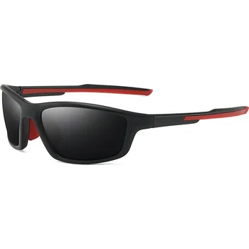 cyklistické brýle Techsuit - Brýle na kolo (3047) - pro cyklistiku a sportovní outdoorové aktivity, s UV ochranou, unisex - černé / červené