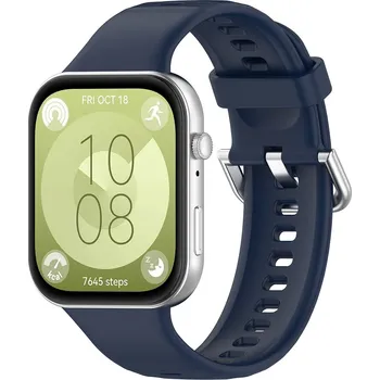 Příslušenství k fitness náramku Techsuit - Řemínek na hodinky (W061) - Huawei Watch Fit 3 / Fit 4 / Fit 4 Pro - Navy Blue