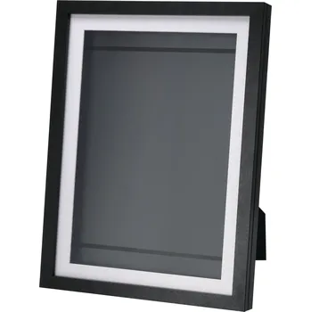 Rám na obraz LIVARNO® Fotorámeček s úložnou přihrádkou, 22 x 30,5 cm (černá)