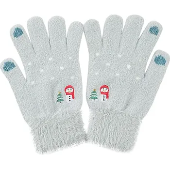 Rukavice Techsuit - Rukavice (ST0011) - z norkové kožešiny, velikost 21 cm - modré