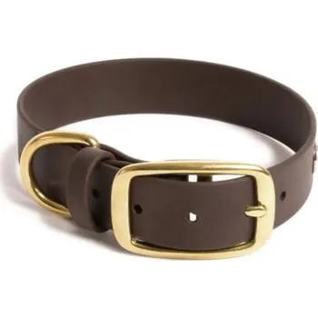 Obojek pro psa Bura Obojek tmavě hnědý HAU good! | Obojek pro psy - XXXS