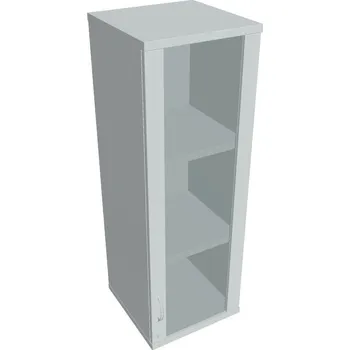 Policová skříň Skříň dveřová SZ 3 40 02 P H (pravá, horní) Zámek jednoduchý - ŠEDÁ , ŠEDÁ