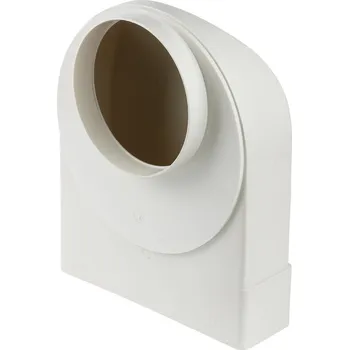 Ventilační potrubí Dalap Redukce ohlá z průměru 100 na kanál 204x60/90 PVC 441