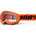 Brýle 100% Strata 2 junior čiré Sklo fluo oranž fluo oranž