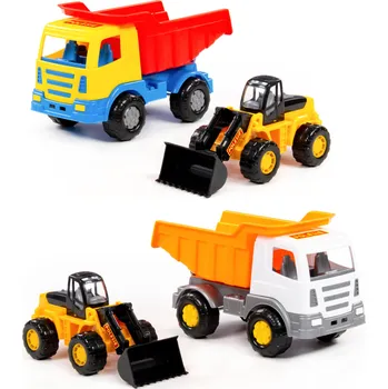 autíčko "Miraż", sklápěcí auto + Traktor