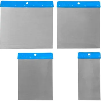 Zednická lžíce Strend Pro 2160327 Strend Pro SS082 4dílná sada stěrek, Inox, nerezová ocel, 50-80-100-120 mm