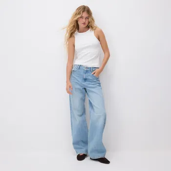 Reserved - Džíny wide leg - modrá - 125IL-50J - 125IL-50J-40