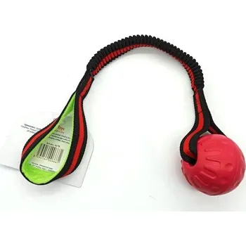 Hračka pro psa Přetahovadlo pružné 50cm s míčkem 7cm (100/1)