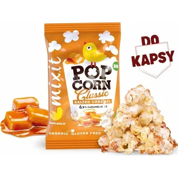 Mixit BIO popcorn – Slaný karamel do kapsy (13 g)