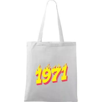 Narozeniny v ohni 1971 - Taška bavlněná - 42 x 38 cm ( Bílá )