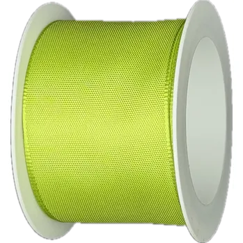 Stuha Stuha taftová COLORINO hráškově zelená 40mm x 2m (12,- Kč/m) (Stuha taftová, hráškově zelená, oboustranná)