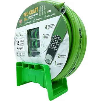 Zahradní hadice Hadice zahradní zelená 3/4" 15 m s příslušenstvím