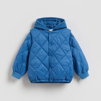 Chlapecká bunda Reserved - Bunda 2v1 - modrá - 845HF-55X - 845HF-55X-104