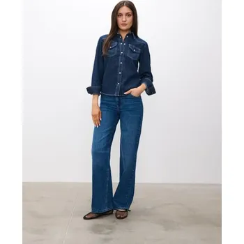 Dámské džíny Sinsay - Džíny wide leg - námořnická modrá - 867EV-59J - 867EV-59J-34