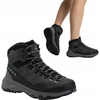 Dámská treková obuv Dámské trekové boty KADVA Stride Mid WaterProof šedé, velikost 36