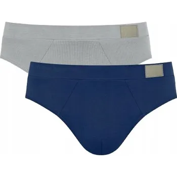 Slipy Pánské kalhotky Slipy GO Natural C2P 2 ks Sloggi balení po 2 ks XXL