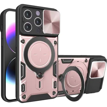 Pouzdro na mobilní telefon Techsuit - CamGuard Pro - iPhone 14 Pro - Rose Gold