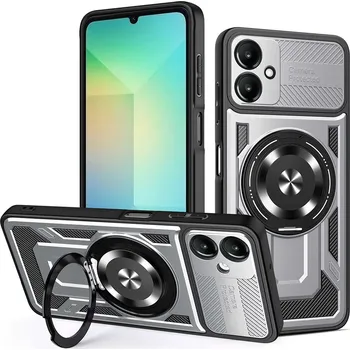 Pouzdro na mobilní telefon Techsuit - RuggedCam - Samsung Galaxy A06 - šedá